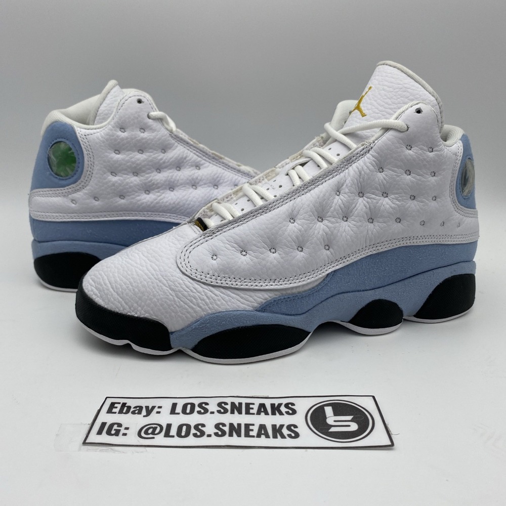 Size 6.5y- (GS)Air‎ Jordan 13 Retro Blue White- (DJ3003-170)
